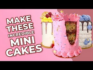 Easy & FUN MINI CAKES! | How To Cake It Step By Step