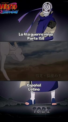 Naruto shippuden español Latino | La 4ta gran guerra ninja parte 158 #narutoshippuden #naruto #ninja #itachi #madara #tobi