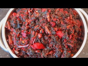 लाल साग भाजी | Lal Saag Bhaji | Lal Saag | Lal Palak Recipe | Red Spinach | Red Palak Recipe |