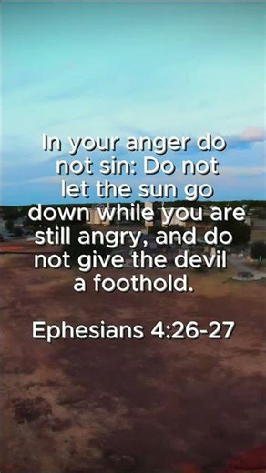 Ephesians 4:26-27 #fpv #bibleverse
