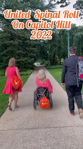 100 Wheelchair users and their allies rolling on Capitol Hill is powerful, but we need more! Go to www.UnitedSpinal.org to learn who to become part of this amazing family!! As you can see there is strength, passion, and love in the wheelchair user community and we need everyone to help us fight for equal rights.! 👩‍🦽♿️👩‍🦼#ROCH22 #lifepossible #StrongerTogether#wheelchairLife #disability #inclusion#encourage #numotion #lifepossible #wheelchair #accessibility #wheelchairuser #educate #