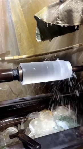 Invention Shark on Instagram: "Carving cups out of crystal stones process #gadgets #engineering #tech #innovation #civilengineering"
