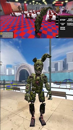 ROBLOX - NEW - FNAF UNIVERSE RP 2 UPD [SPRINGTRAP] How to get BADGES MORPHS! #roblox