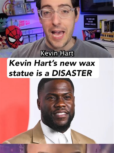 Kevin Hart just called out his new wax figure — and yeah, it’s hilariously bad (Sources: EW, Kevin Hart on IG, Lil Wayne on X) #kevinhart #waxstatue #waxfigure #pigeonforge #celebs