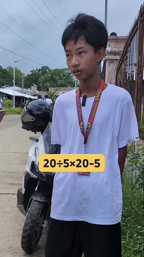 20÷5×20-5 #kuysjuffchannel #kuysjuff #SureKaNaBa #publicinterview #mathematics | Kuys Juff Channel
