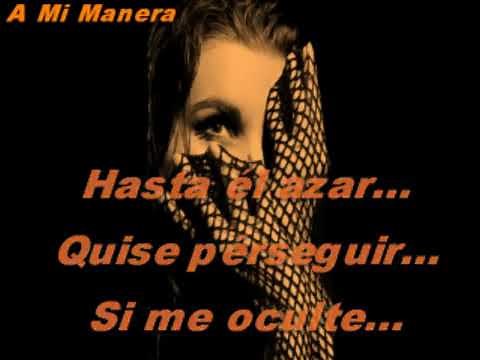 A MI MANERA KARAOKE