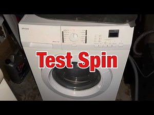 John Lewis JLWM1412 washing machine || Test spin after repair