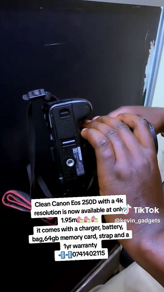Clean Canon EOS 250D is now available