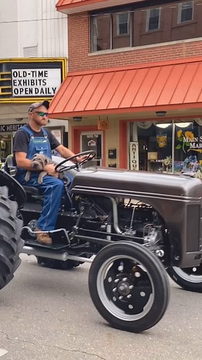 The Tractor Parade was the sweetest! Come and see us today for Mayberry Farm Fest! Open 10am - 8pm 🍭🚜🐄🌱 #downtownmountairy #mountairync #visitmayberry #mayberry #northcarolina #tractor #tractorparade #candystore | Opie's Candy Store