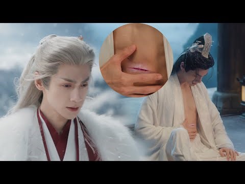 Tang Lici's hair turned white overnight after his injury.