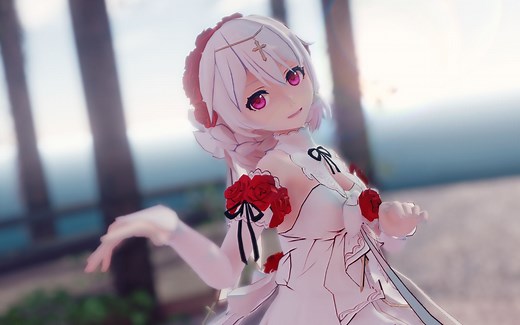 【崩坏3MMD/写实风格渲染】要和德丽莎一起玩吗，舰长？【帝国少女】