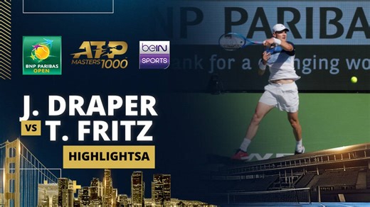 J. Draper vs T. Fritz - Highlights | BNP Paribas Open 2025