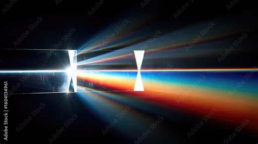 Prism Light Dispersion Spectrum of Colors