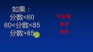 【Scratch基础教学】根据分数判断学习成绩好坏