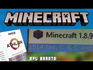 ATHLON 3000G SUPERA más de 1000FPS EN MINECRAFT