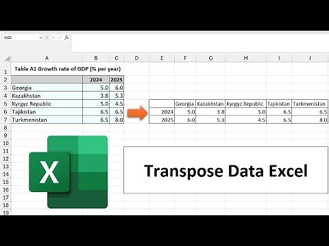 How to Use the TRANSPOSE Function in Excel (Quick & Easy Tutorial)