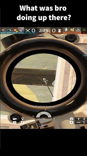 What was bro doing up there? #shorts #rainbow6siege #ranked