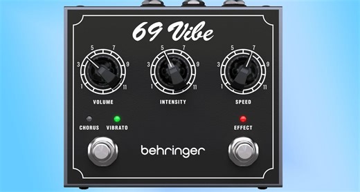 “That same, authentic syrupy sound onto your pedalboard without breaking the bank!”: Having unveiled super-affordable Klon and Tone Bender clones, Behringer unveils a $69 take on the Shin-Ei Uni-Vibe