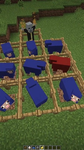 Ich spiele Tic-Tac-Toe gegen einen Minecraft Mob! ⭕❌