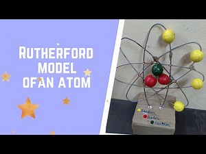 How To Make Rutherford Model Of An Atom Science Project By Maddy !!!