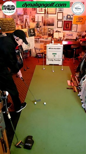 Face‑On Putting… Supercharged by DynAlign #putting #golf #golflife #golfstagram #putters #yips