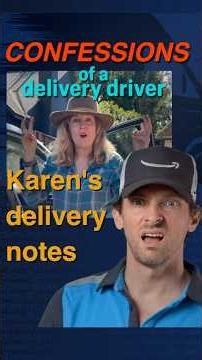 Karen's Delivery Notes