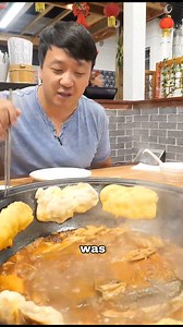 Hot pot cooked in a GIANT WOK! #hotpot #chinesefood Location: Happy Valley Village Restaurant in Vancouver | Strictly Dumpling