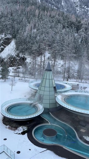 Winter Wonderland Morning at Aqua Dome Tirol