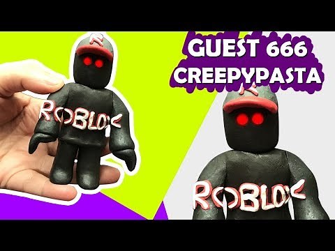 GUEST 666 ROBLOX CREEPYPASTA CLAY TUTORIAL