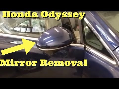 2011 2012 2013 2014 2015 2016 2017 Honda Odyssey -- Mirror Removal Install Replace How to Remove