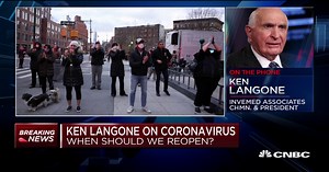Ken Langone predicts death toll in America will be less than 50,000