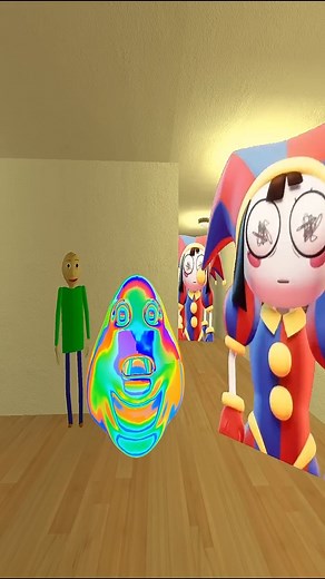 Baldi And Rainbow POU VS Nextbots | Crafting Crusaders