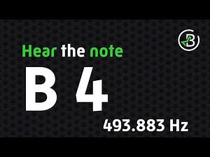 Hear the Note: B 4
