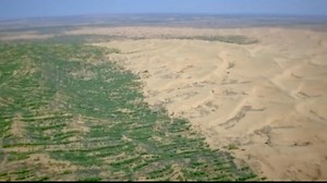 Chine : l'avancée inéxorable du désert de Gobi