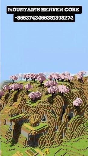 Discovering Minecraft Most Perfect seeds in 26.2#minecraftbuilding #shortsfeed #gaming #shorts