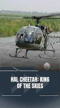 This tiny helicopter flies where most helicopters can't. Meet India's HAL Cheetah | #shorts