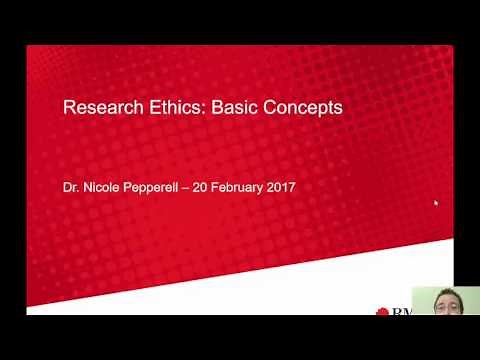 Social Research Ethics - Basic Concepts