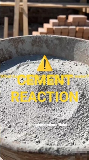 What Happens When Cement Meets Water? ⚠️
