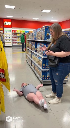 Little pickle Lego tantrum