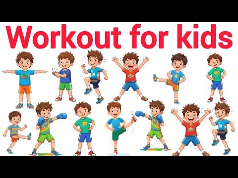 Workout for Kids | Fun Easy Exercises for Children | Kids Fitness Routine | Jumping Jacks & More