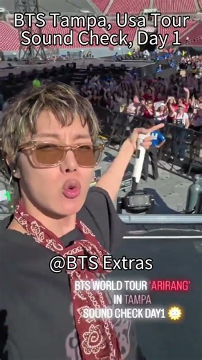 bts tampa, usa tour sound check day 1, #bts #btstampa #btslive #btsconcert #btsusa #btsusatour