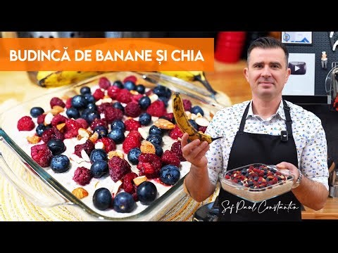 🍌 The healthy dessert that's actually good 🥥 banana, chia and yogurt pudding 🥣 Chef Paul Constantin