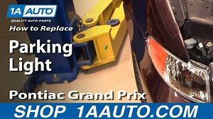 How to Replace Corner Light 1997-2003 Pontiac Grand Prix