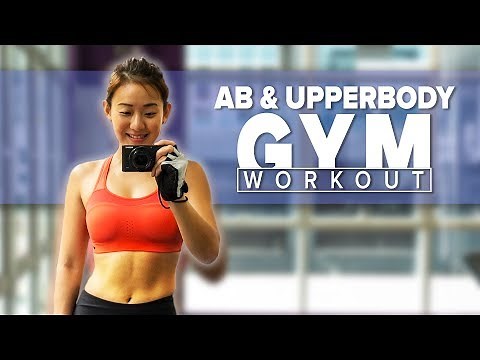 Morning Fat Burning AB & UPPERBODY Gym Routine (Treadmill Interval Run) | Joanna Soh
