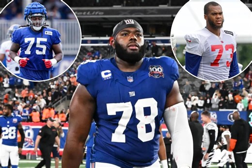 Giants’ Andrew Thomas done for season after foot surgery