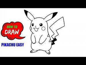 How to Draw Pikachu ⚡ (Easy Step-by-Step Tutorial!)