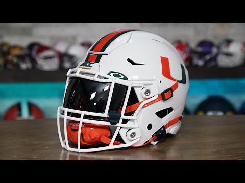 NCAA Helmet Build - Miami Hurricanes