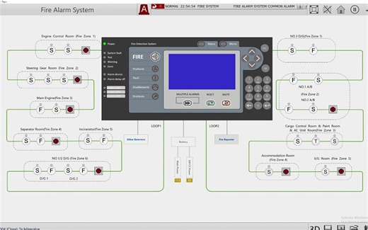 轮机模拟器之发电机并电  Diesel Generator Synchronization