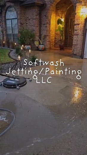 Driveway cleaning 🧼 Another job done by SOFTWASH JETTING/PAINTING LLC SOFTWASH services available McAllen, Laredo & surrounding areas! 💦 ✔️ Licensed & Insured •Roof washing •Patios & Concrete •Stucco Walls •Painting •Graffiti removal And more! #softwashing #pressurewashing #painting | Kassandra Gonzalez