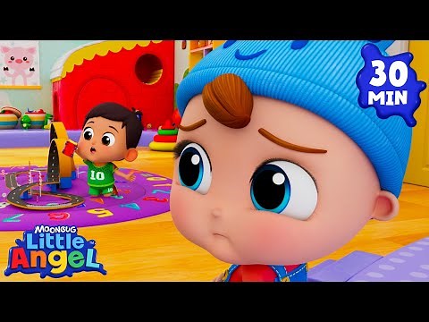 Baby John's First Day At School! | Baby John’s Playtime Songs & Nursery Rhymes | Little Angel